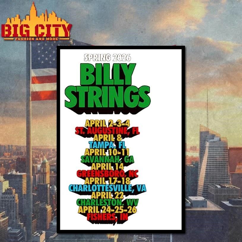 Billy Strings Funky Text Shirt