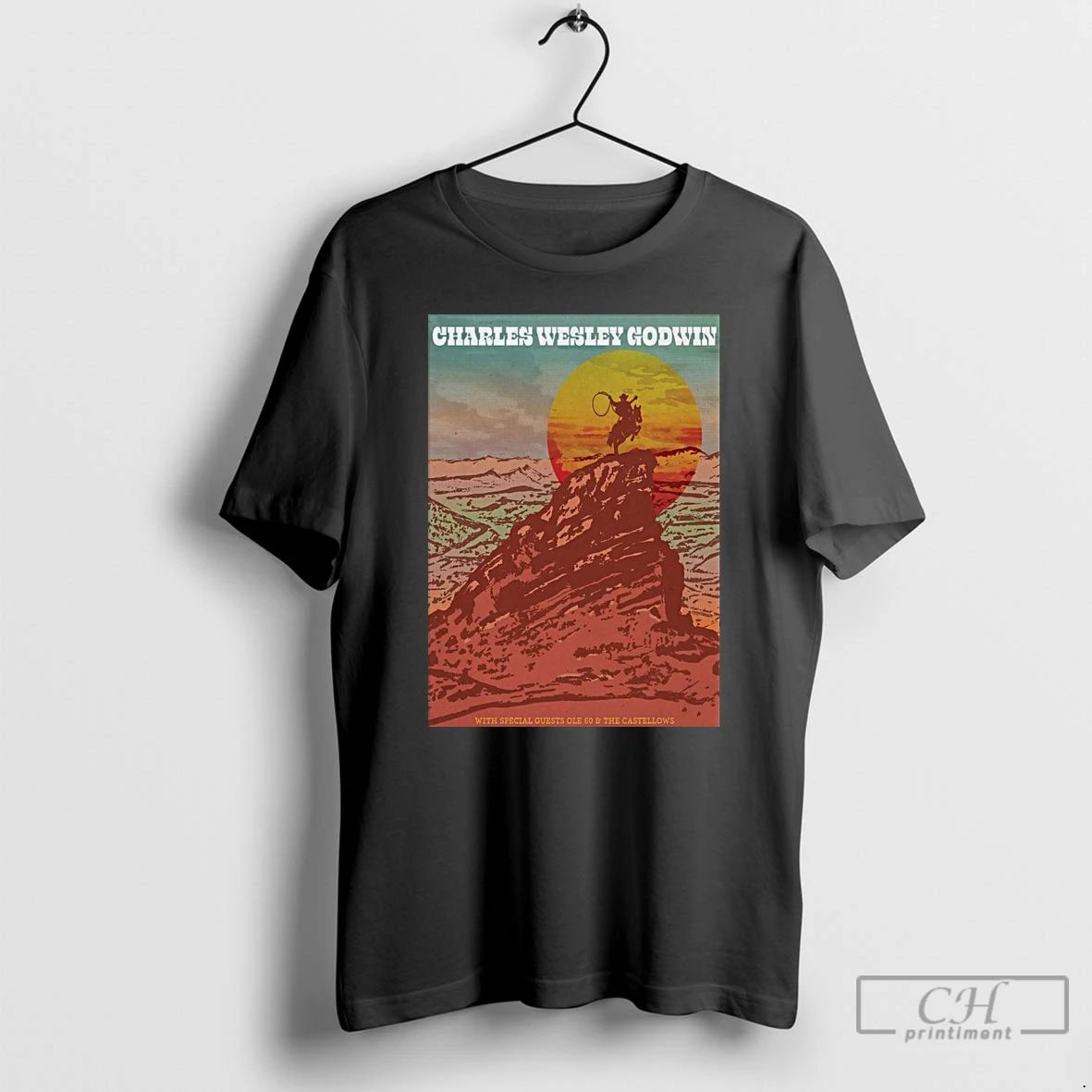 Classic Charles Wesley Godwin Oct 15 2025 Red Rocks Amphitheatre In Morrison Co T Shirts