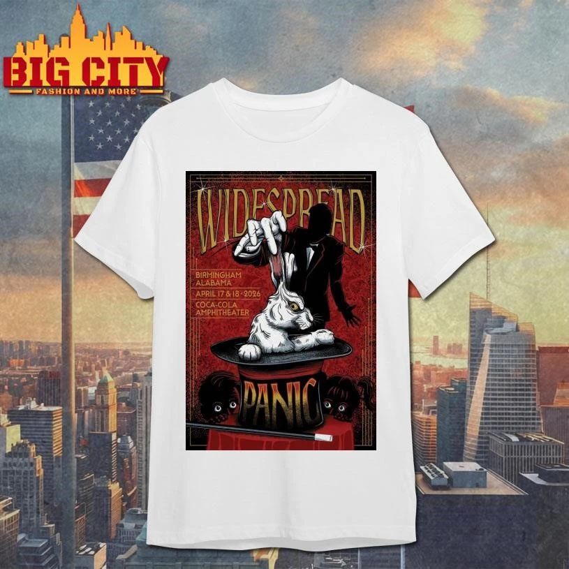 Widespread Panic In Birmingham AL On Apr 17-18 2026 Tour Poster Shirt