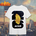ACAB 1312 Broken Police Car Protest Aesthetic Graphic Shirt