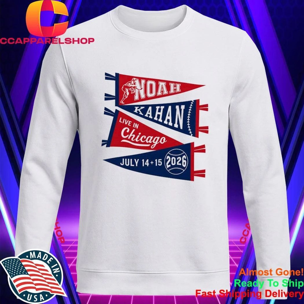 Noah Kahan Chicago IL Event Shirt At Wrigley Field In Chicago IL On July 14 15 2026 Shirt