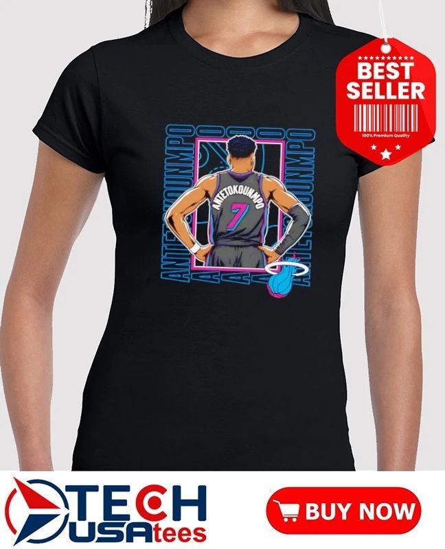 Giannis Antetokounmpo Miami Heat Vice repeat shirt