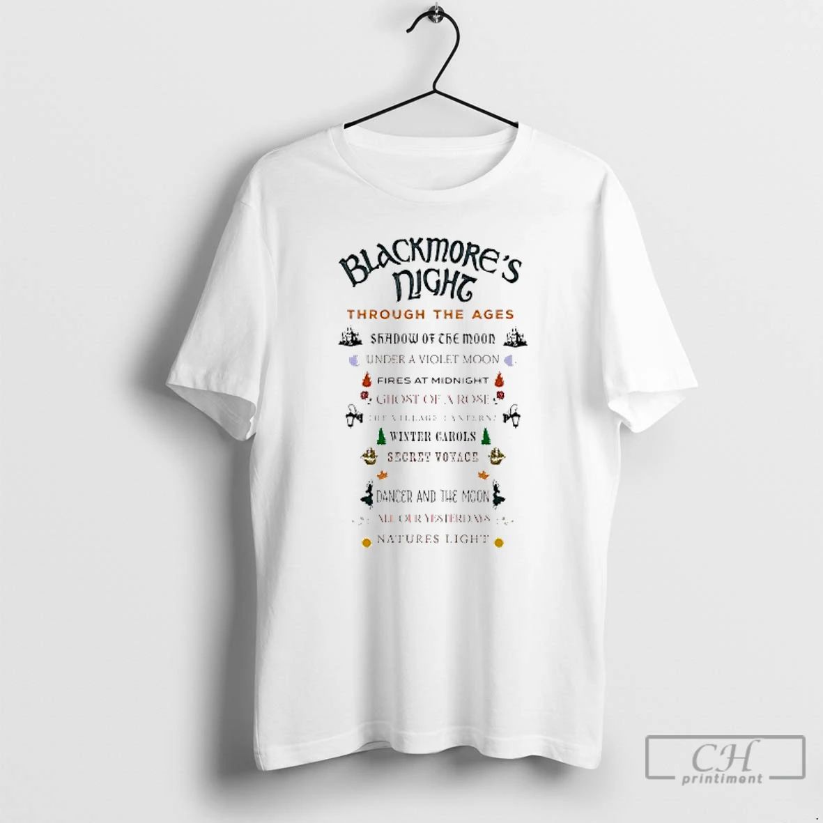 Classic Blackmores Night Through The Ages T Shirts