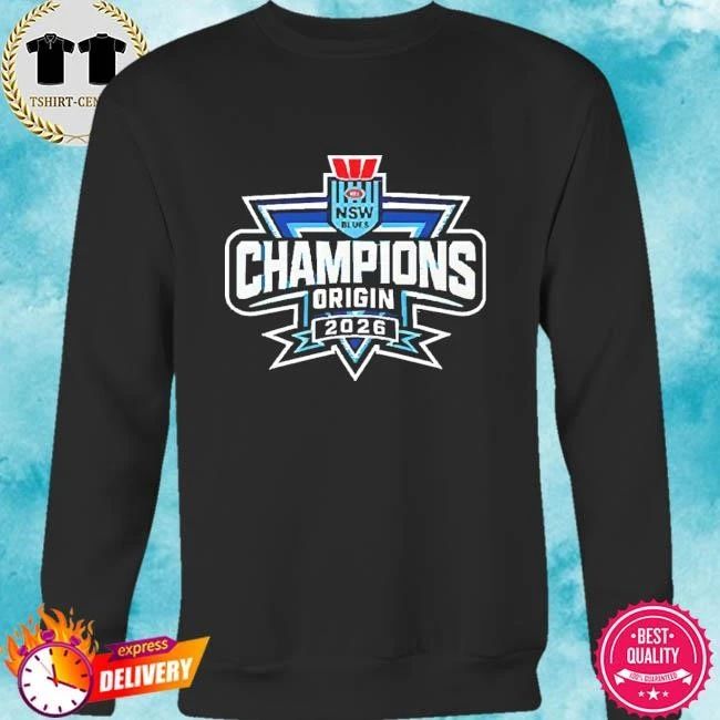 New South Wales Blues 2026 State Of Origin Champions Shirt
