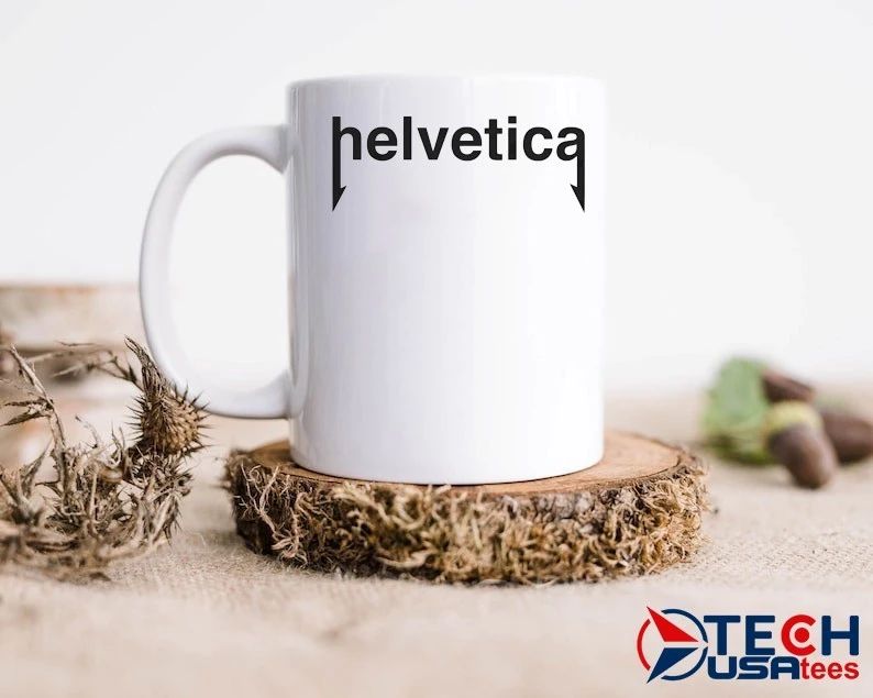 Helvetica parody shirt