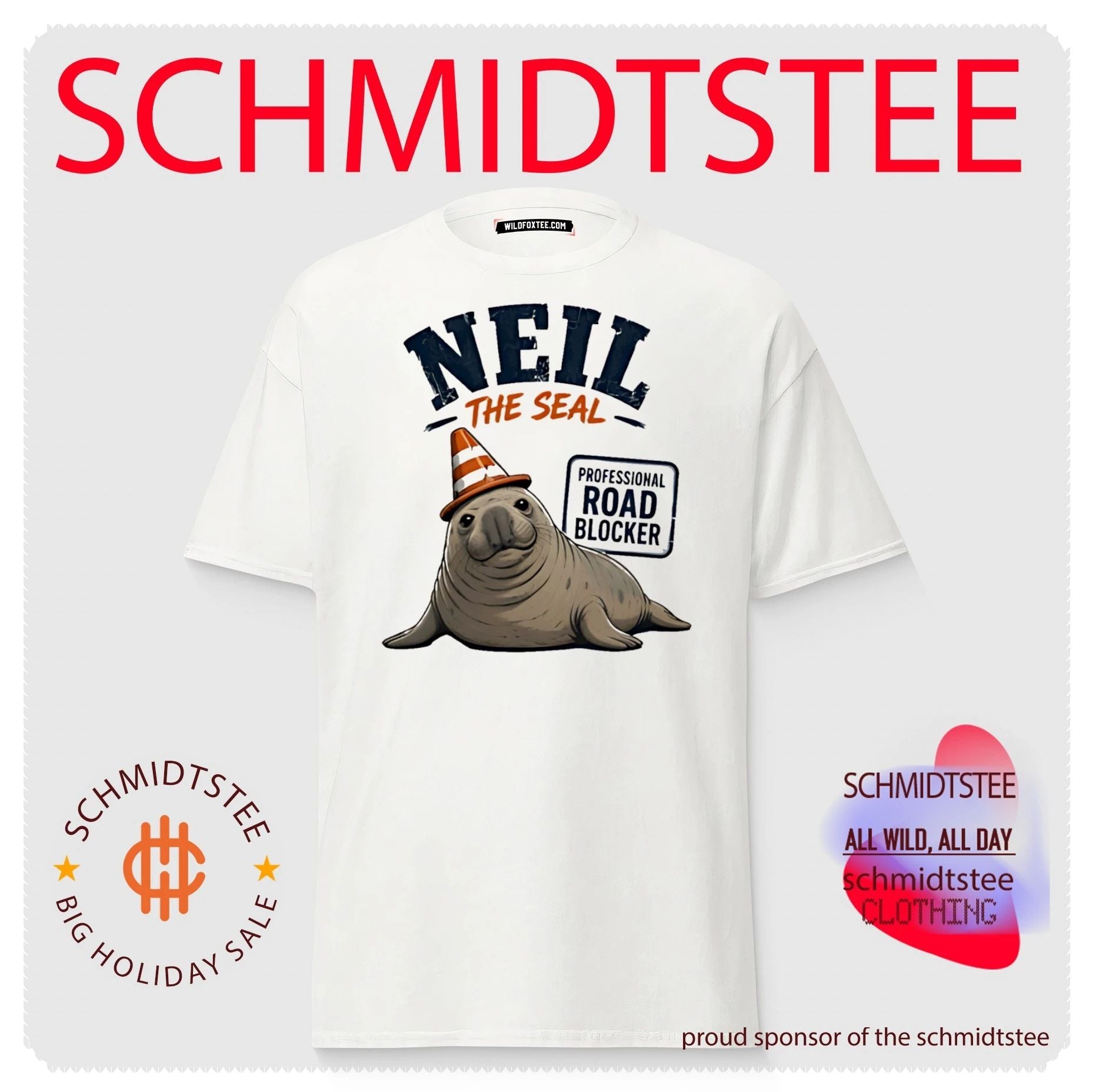 Neil the Seal Professional Road Blocker shirt