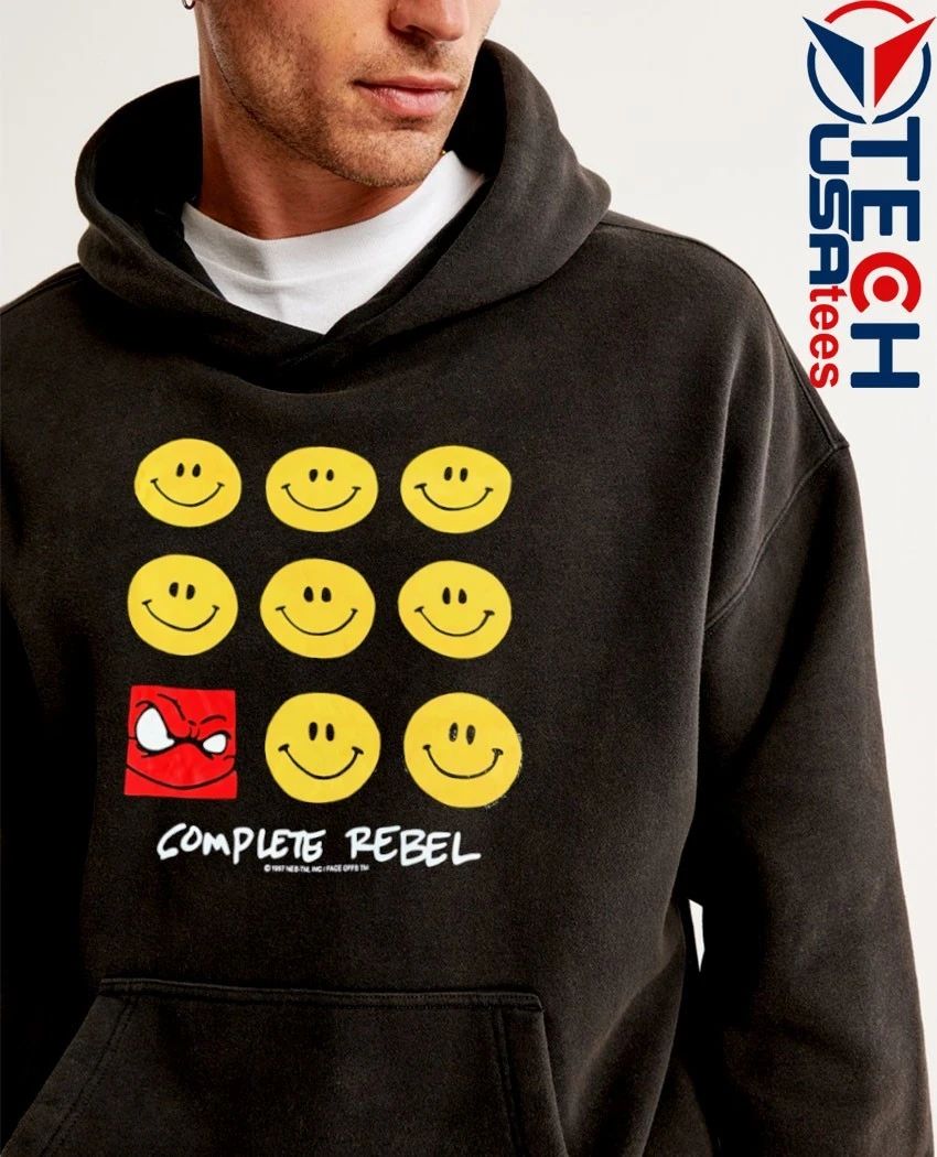 Complete Rebel smile emoji shirt