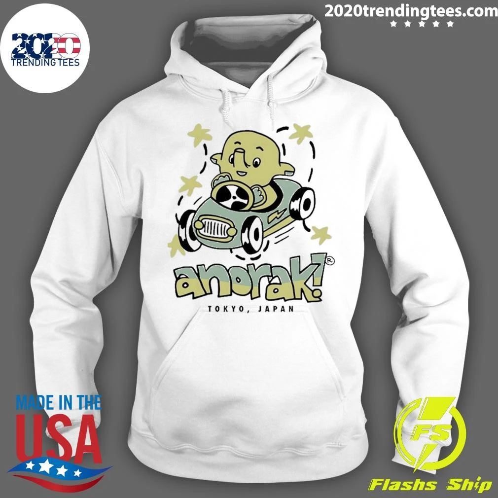 Anorak! Tokyo Japan Elephant Cartoon Shirt