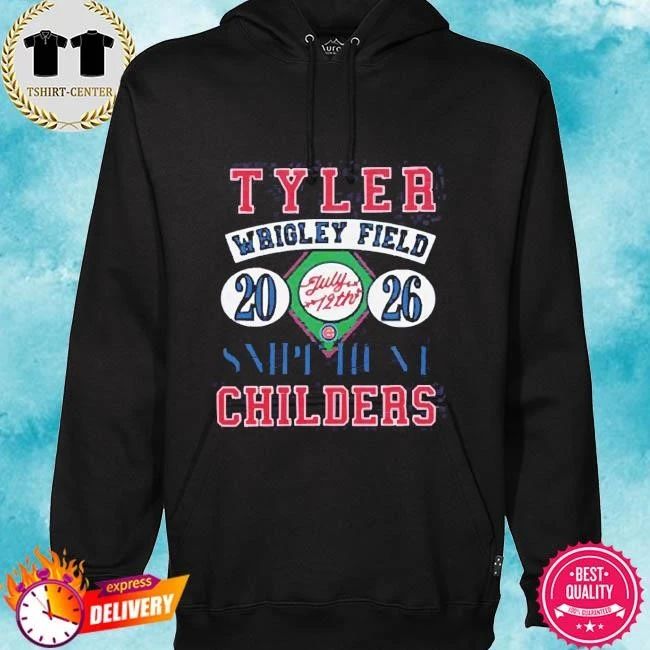 Tyler Childers Chicago Illinois 2026 Event Tee At Wrigley Field Home Of Chicago Cubs On July 12 2026 Snipe Hunt T-Shirt