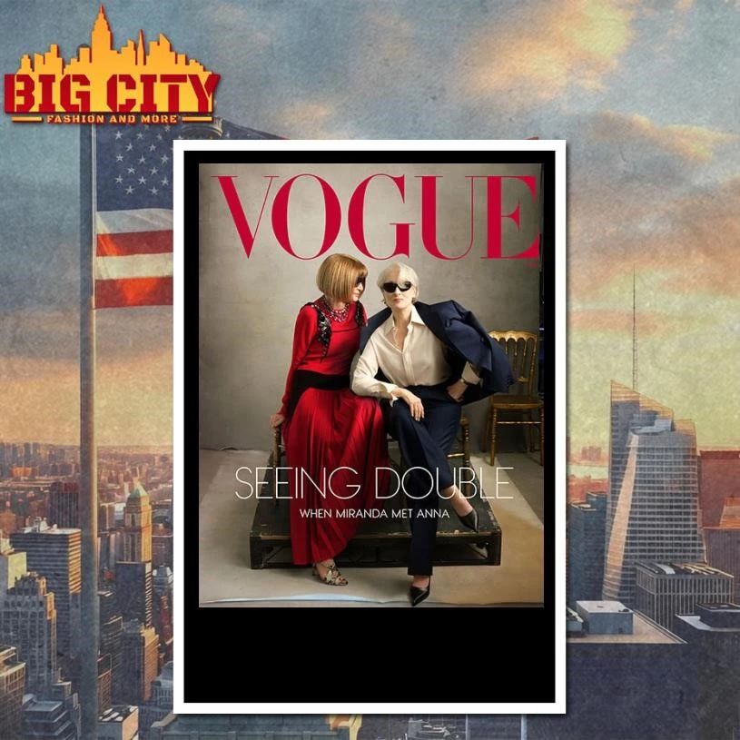 Vogue Magazine 2026 Seeing Double When Miranda Met Anna Poster Shirt