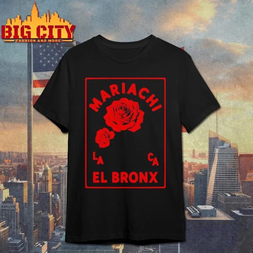 The Bronx And Mariachi El Bronx Australia Tour 2026 Live Super Show Merchandise The Bronx Roses Graphic Shirt