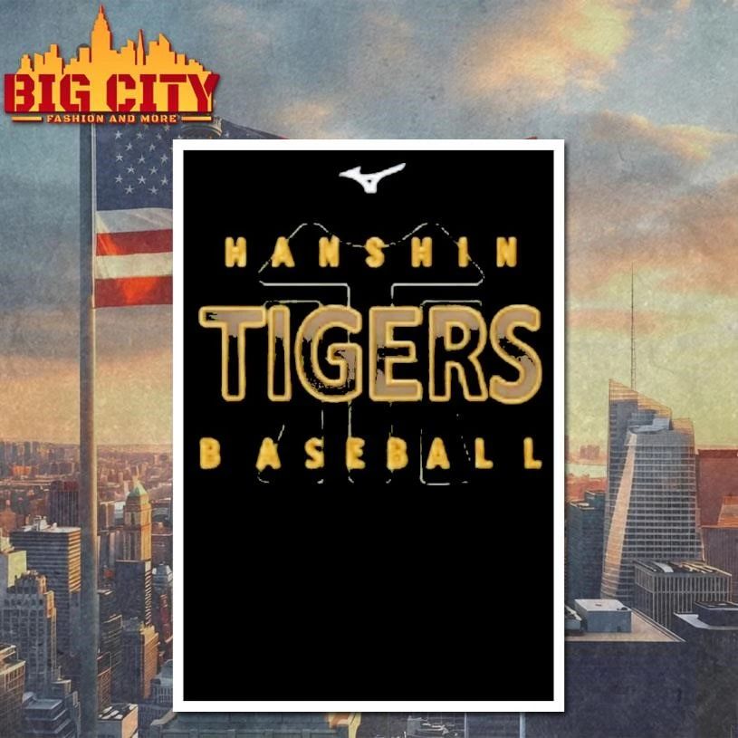 Mizuno Hanshin Tigers Baseball Graphic Shirt