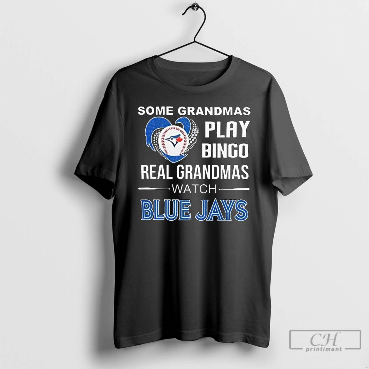 Classic Some Grandmas Play Bingo Real Grandmas Watch Toronto Blue Jays 2025 Long Sleve