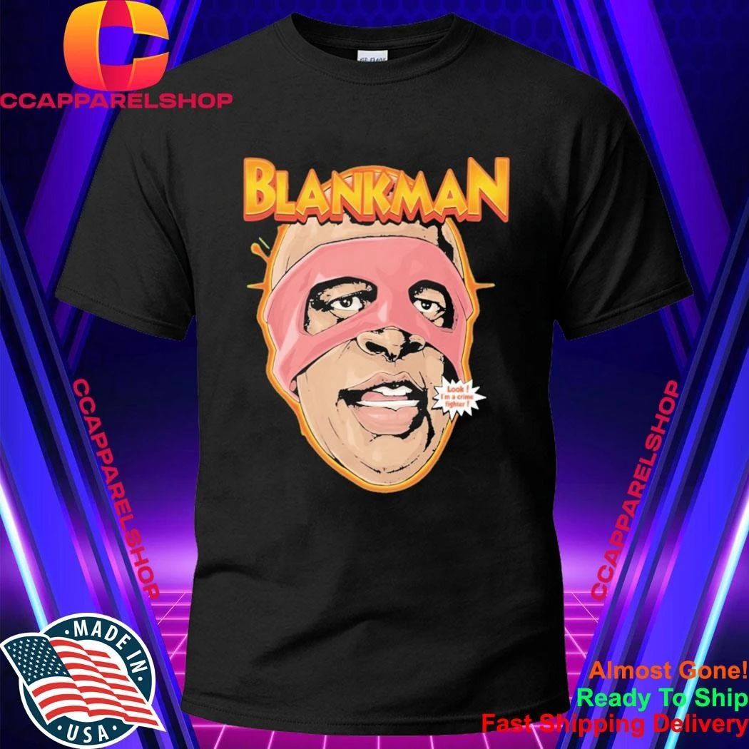 Blankman Crime Fighter Mask Shirt