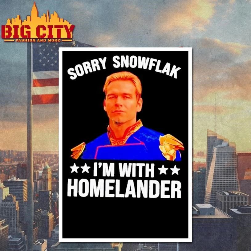 The Boys Season 5 Soldier Boy Sorry Snowflake I’m With Homelander Graphic Shirt
