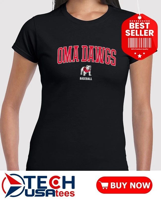 Georgia Bulldogs Baseball OmaDawgs logo shirt
