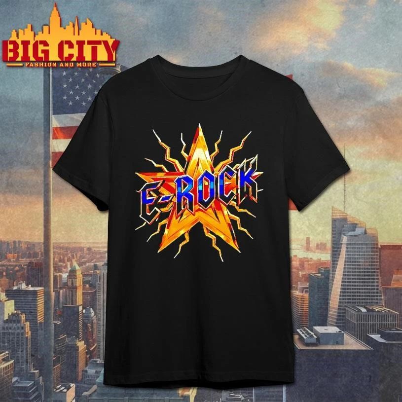 E Rock Gold Star Graphic Shirt