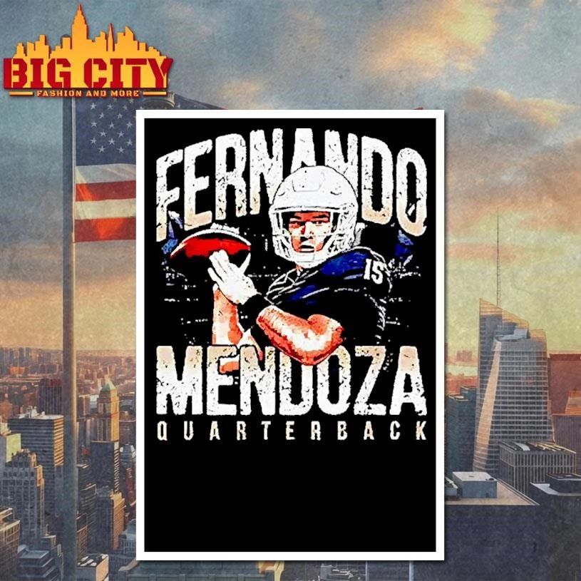 Fernando Mendoza Quarterback Cal Golden Bears Football Shirt