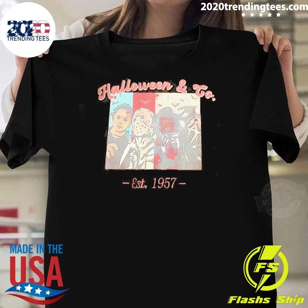 Halloween & Co Horror Movie Characters Est 1957 Shirt