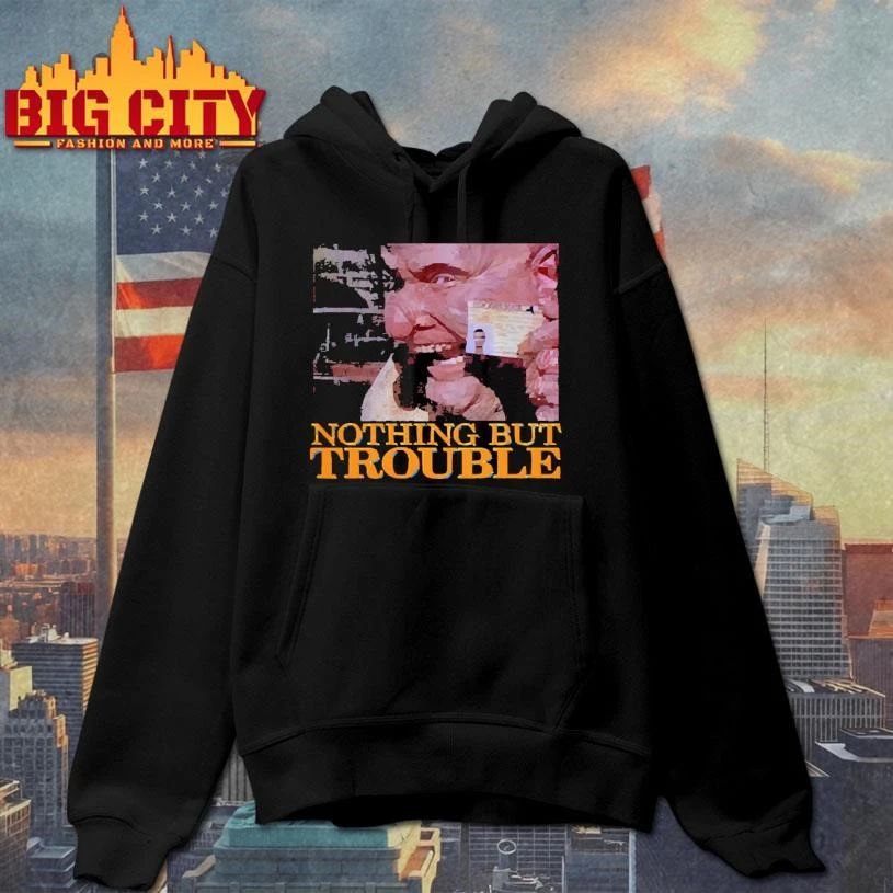 Nothing But Trouble movie JP Valkenheiser drivers license shirt