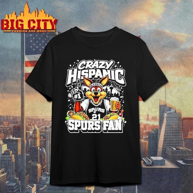 The Coyote San Antonio Spurs Basketball Crazy Hispanic Spurs Fan 2026 Shirt
