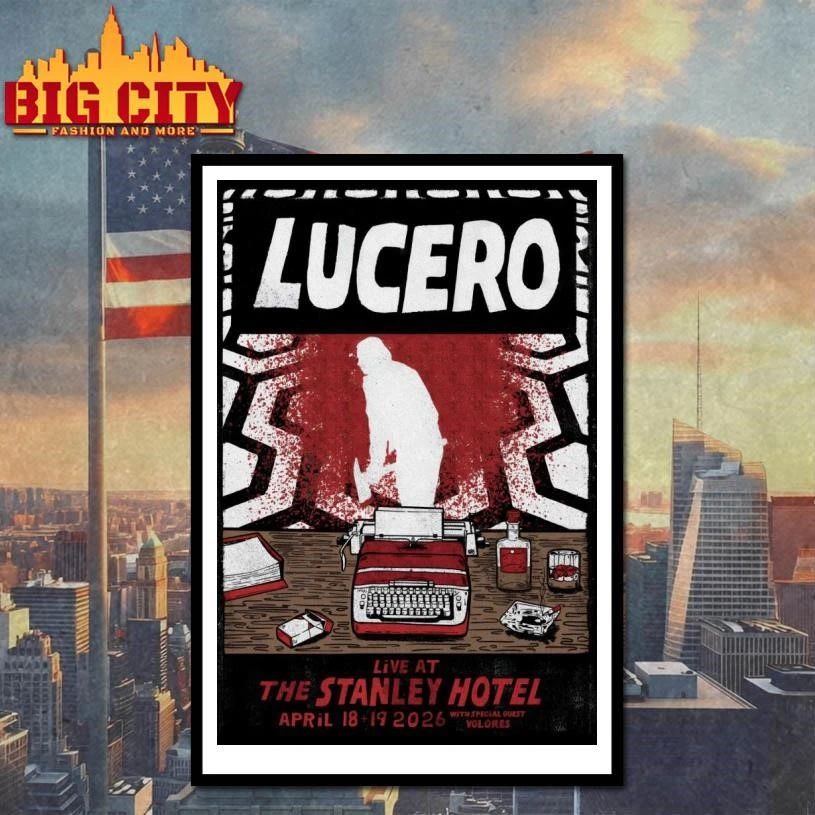Lucero The Stanley Hotel In Estes Park CO Apr 18-19 2026 Poster Shirt