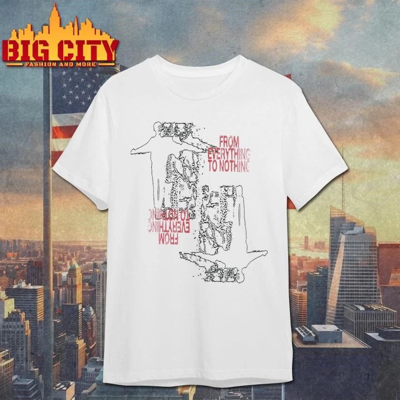 From Everything To Nothing Upside Down Line Art Distorted Grunge shirt