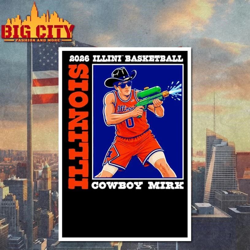 Illini Cowboy Mirk David Mirkovic Graphic Shirt