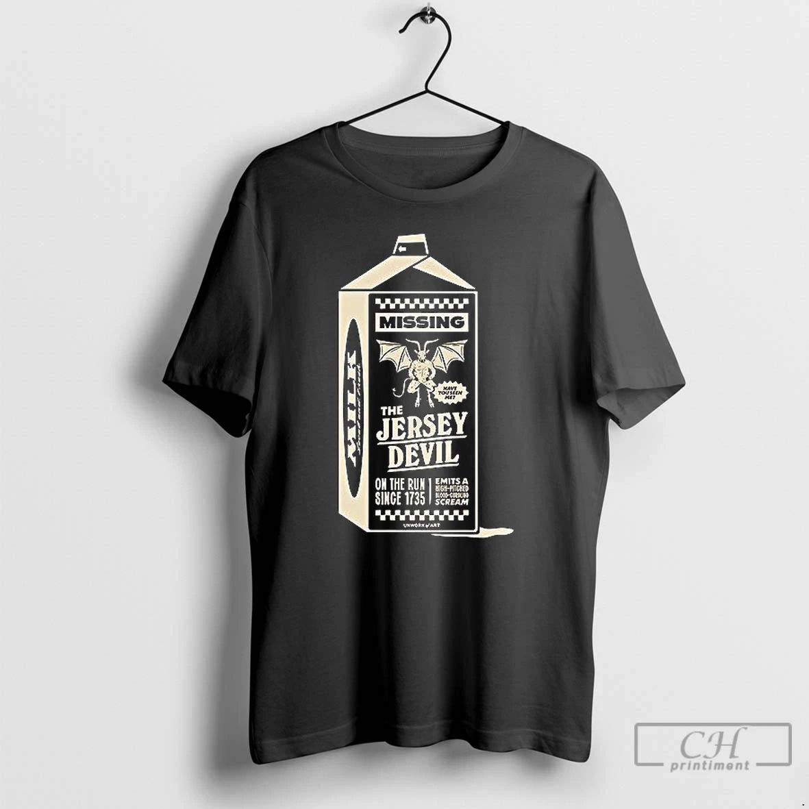 Classic Missing The Jersey Devil On The Run Since 1735 T Shirt