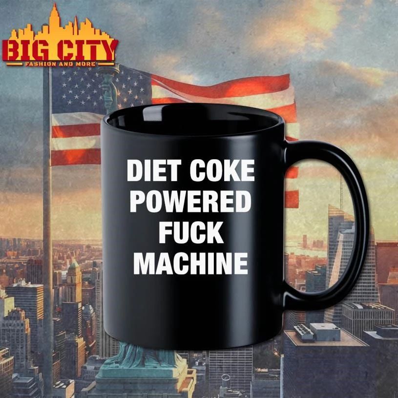 Soda Powered Fuck Machine Text Shirt