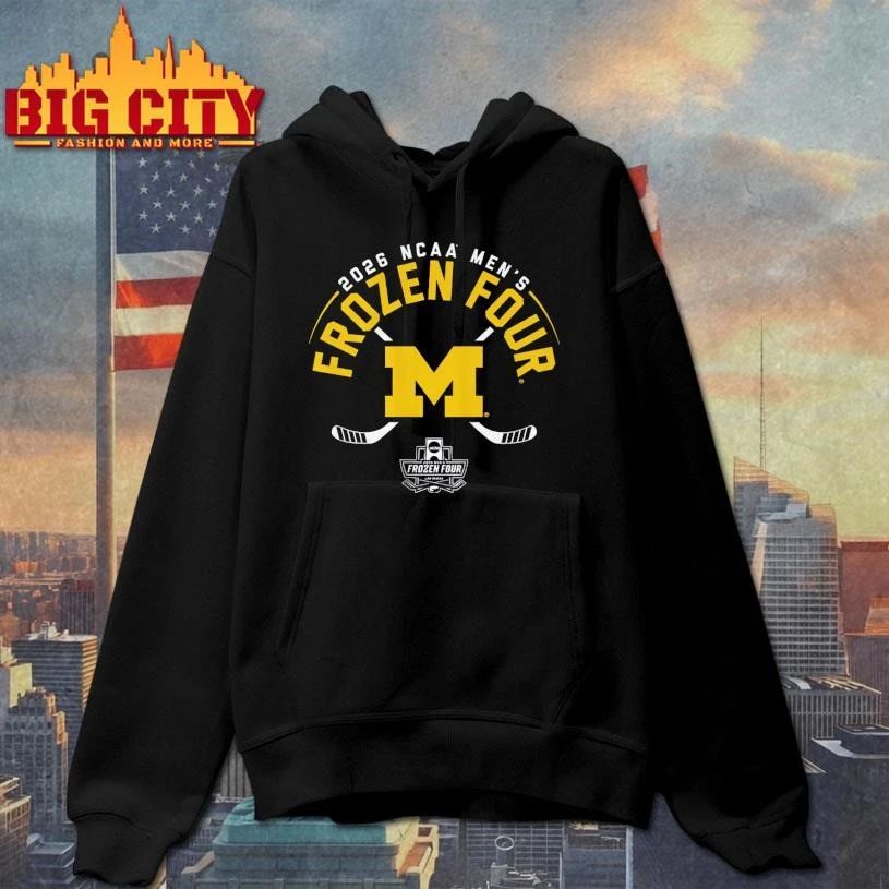 Michigan Men’s Hockey 2026 Frozen Four Tournament Shirt