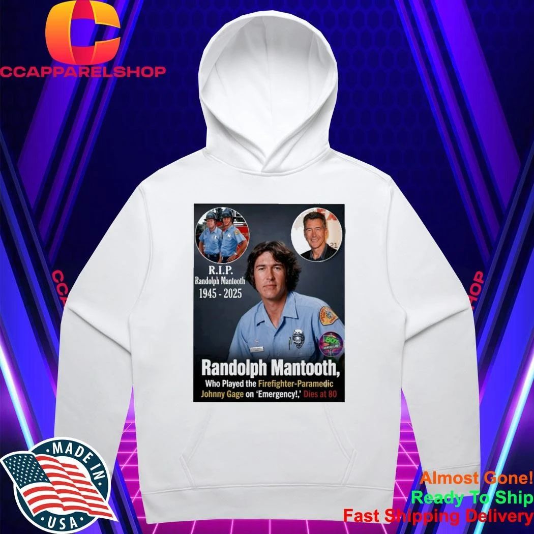 Randolph Mantooth Who Played The Firefighter Paramedic Johnny Gage On Emergency Dies At 80 Shirt