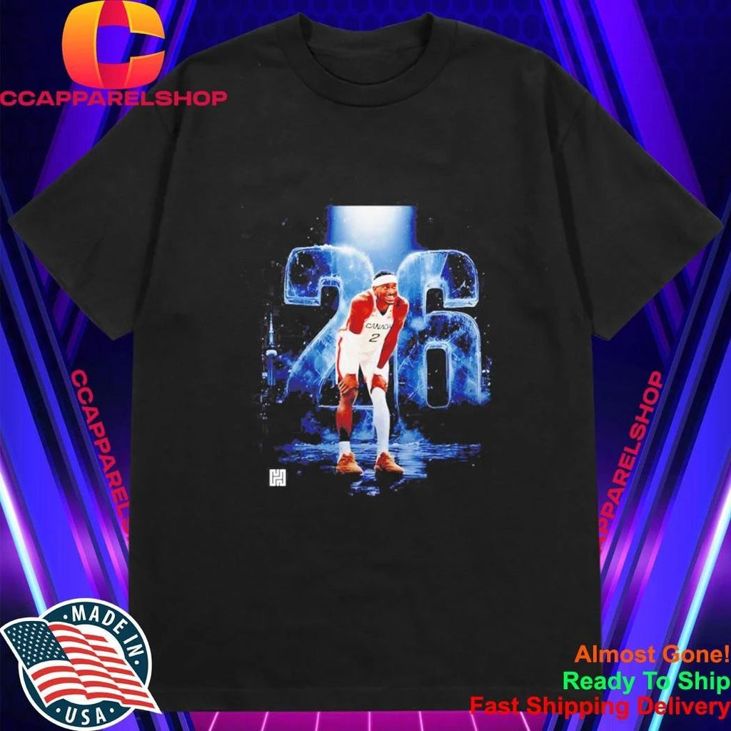 Shai Gilgeous-Alexander Canada Basketball 2026 Poster Shirt