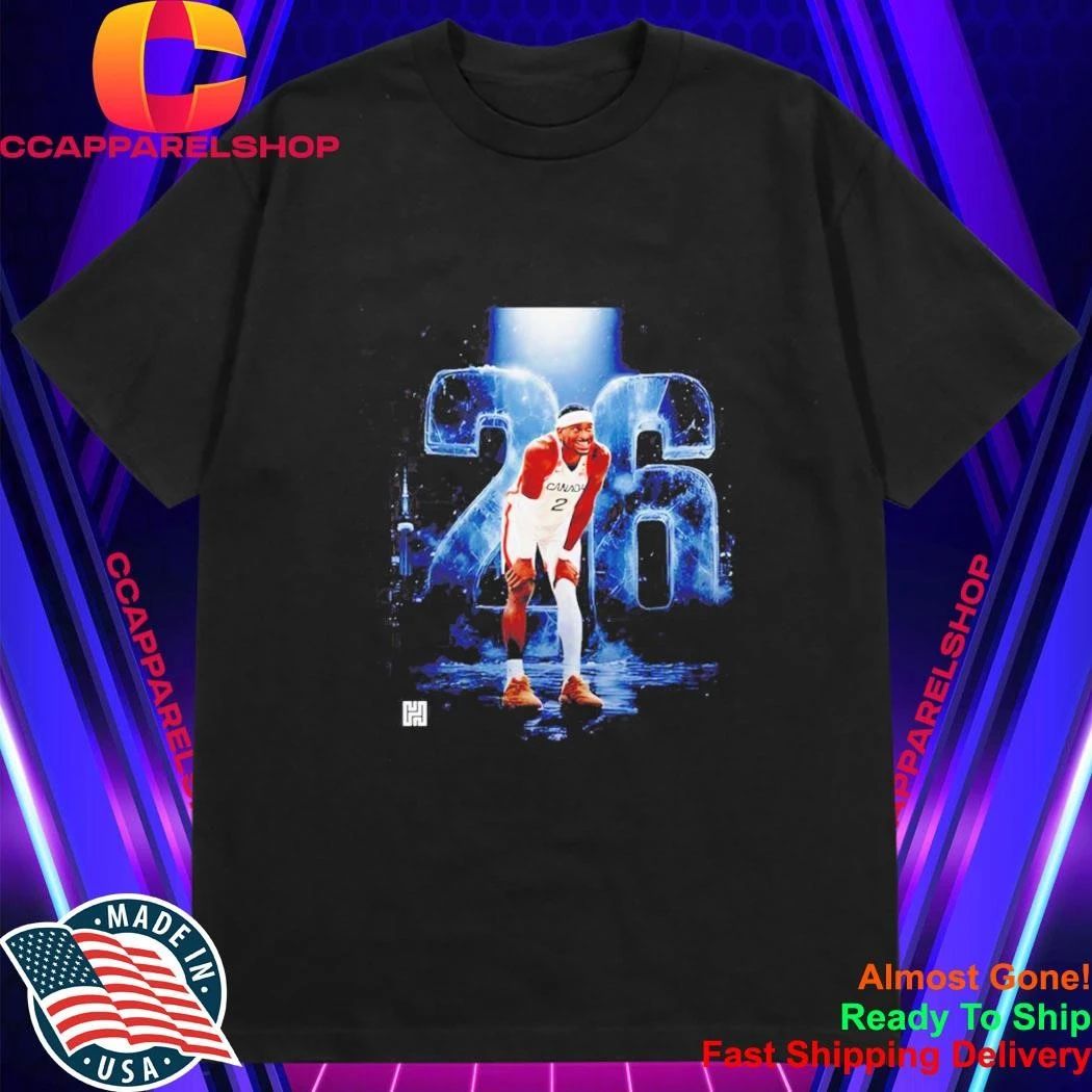 Shai Gilgeous-Alexander Canada Basketball 2026 Poster Shirt