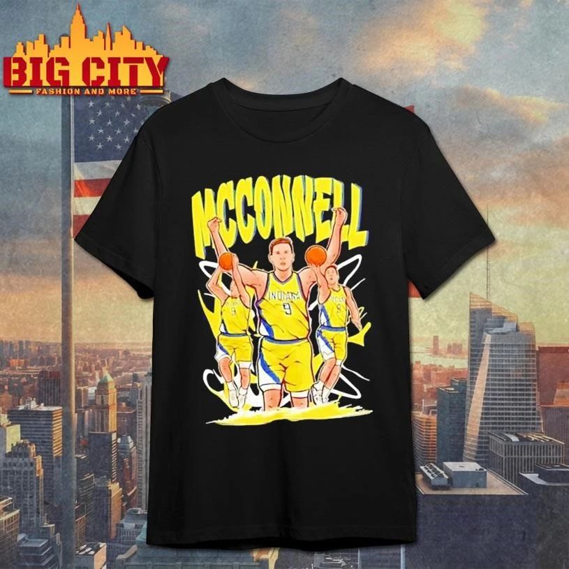 TJ McConnell Indiana Pacers Basketball Cartoon graphic Shirt