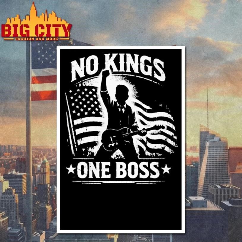 No Kings One Boss Flag Shirt