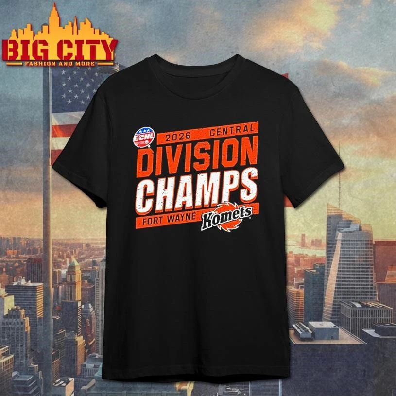 Fort Wayne Komets 2026 Echl Central Division Champions Shirt