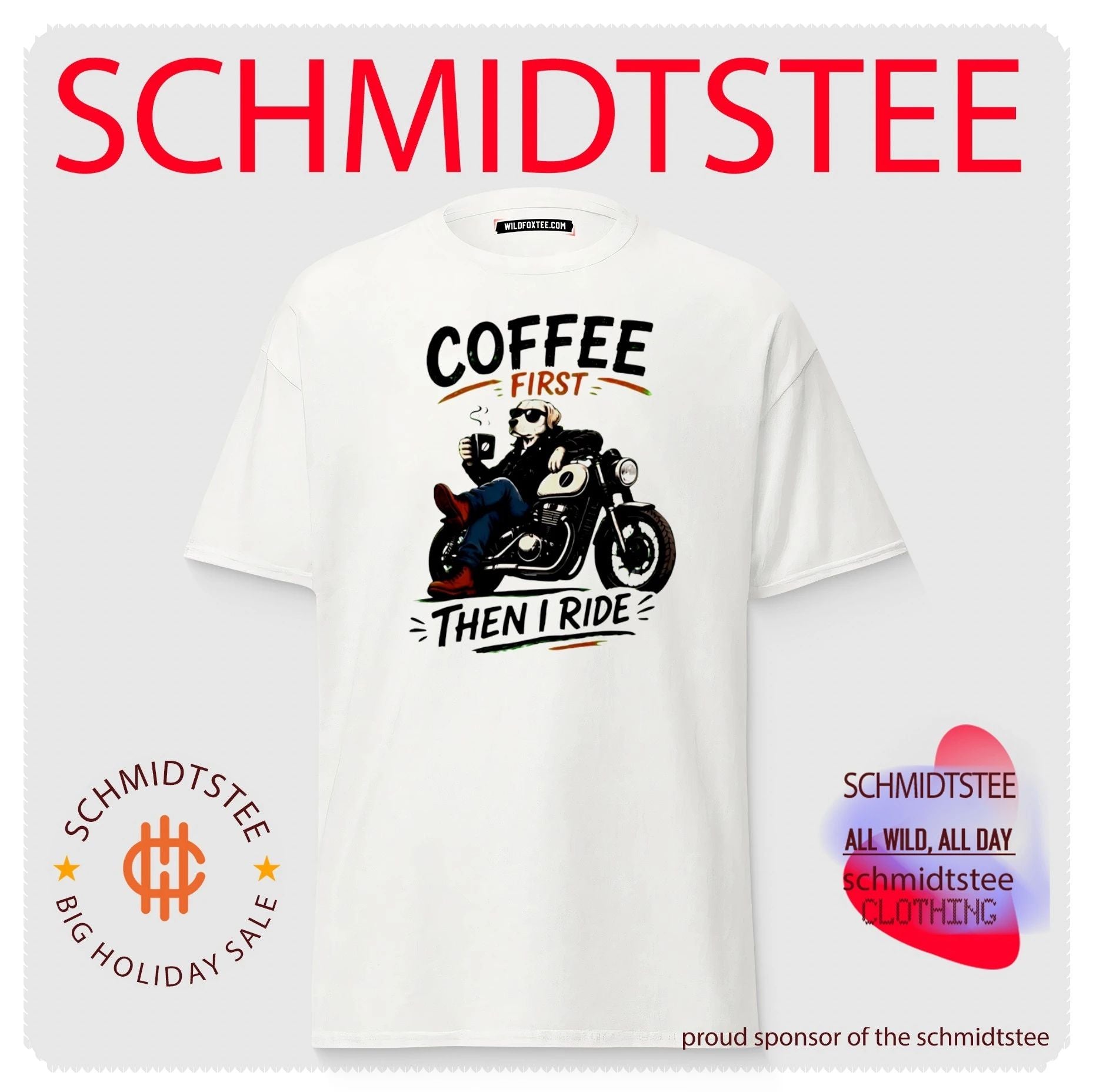 Coffee First Then I Ride Shirt