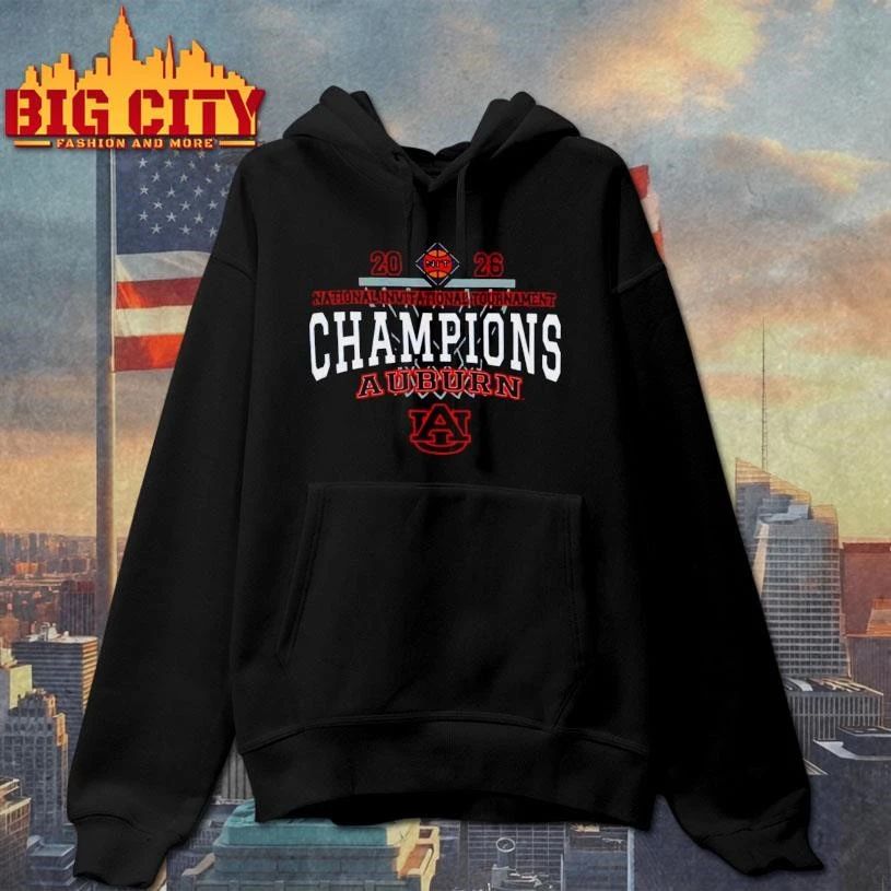 Auburn Tigers Men’s Basketball 2026 NIT Champions Locker Room Shirt