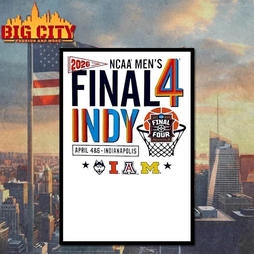 2026 NCAA Men’s Final Four Indy logos graphic Shirt