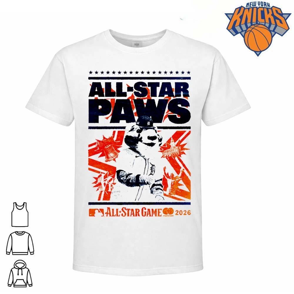 Detroit Tigers Mascot All Star Paws MLB All Star Game 2026 Shirt