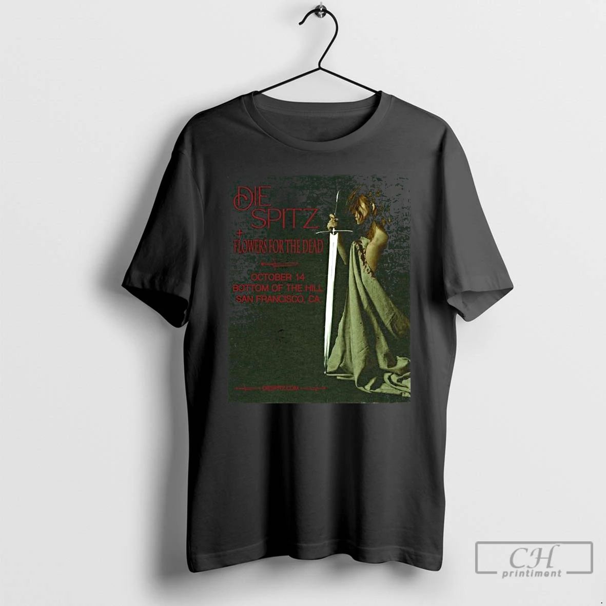 Classic Die Spitz Flowers For The Dead October 14 2025 Long Sleve T Shirts