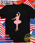 Geddy Lee wearing Pink Ballerina Alex Lifeson shirt