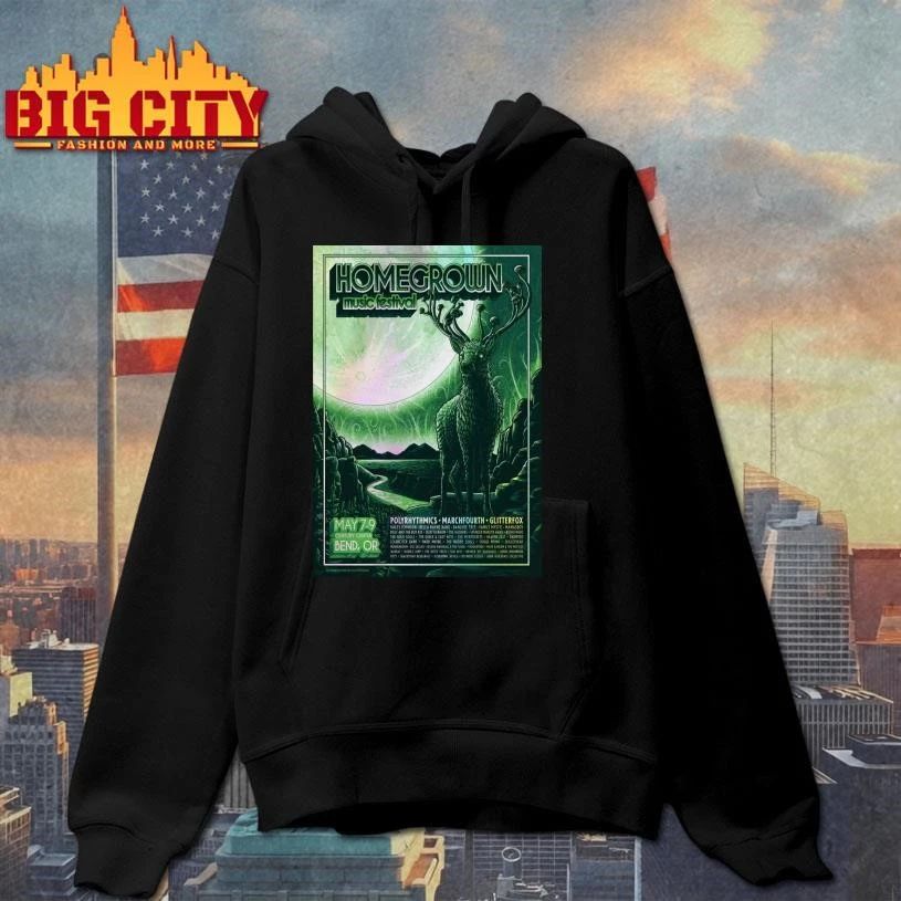 Homegrown Music Festival Bend OR 5-7-5-9-2026 Poster Shirt