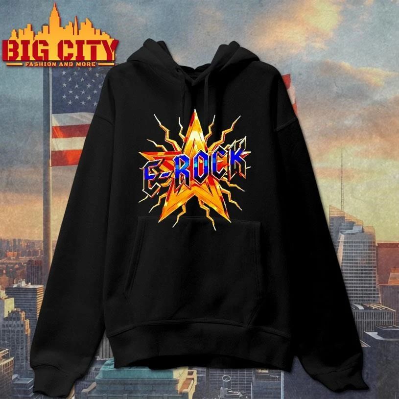E Rock Gold Star Graphic Shirt