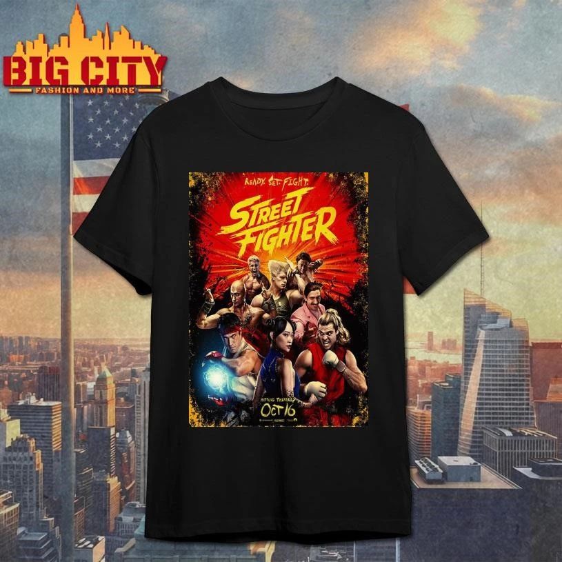 New Poster For Street Fighter Movie 2026 In Theaters On October 16 2026 Ready Set Fight Poster Shirt
