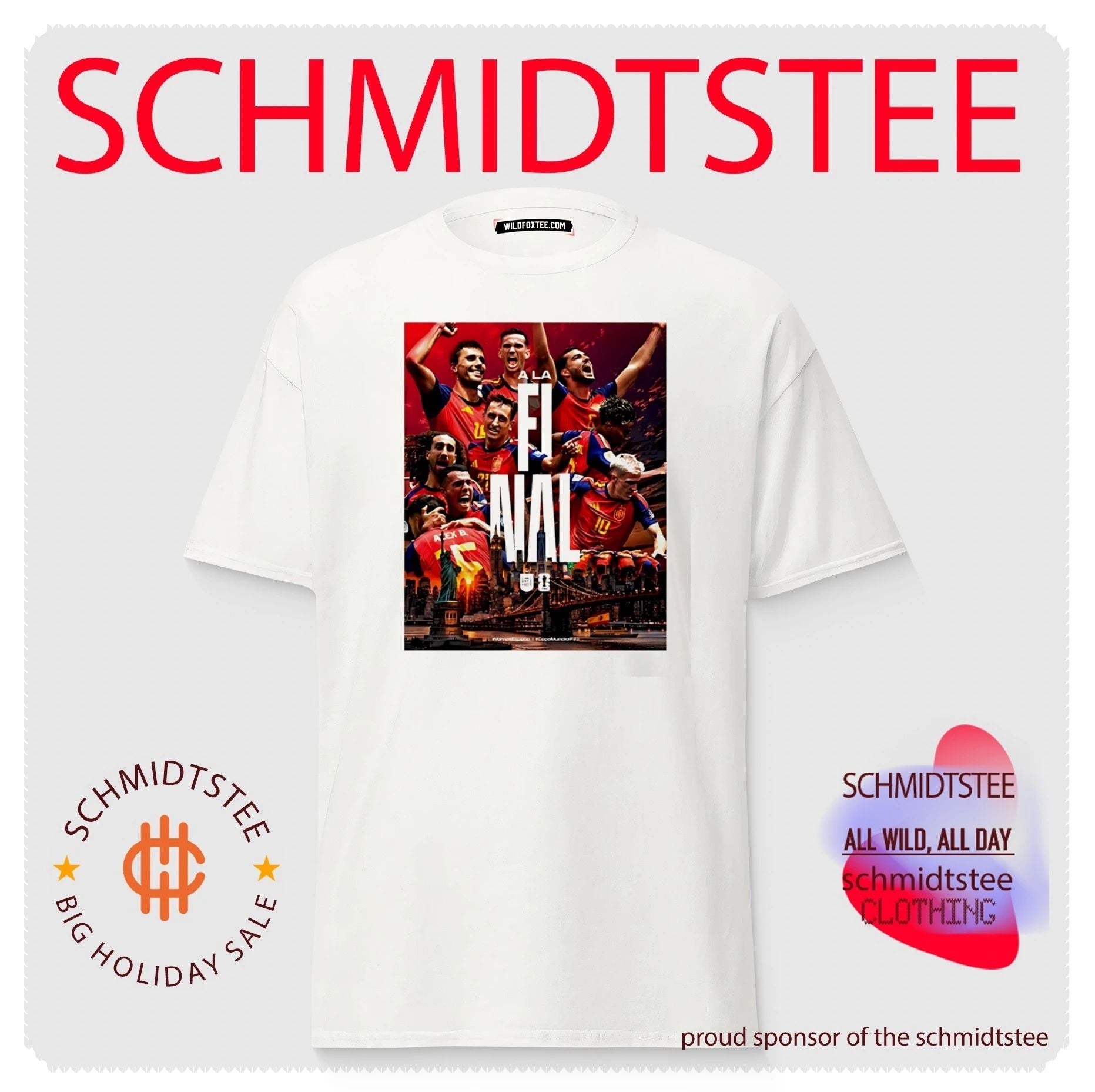 Spain 2026 World Cup Final La Roja A La Final New York Commemorative Shirt