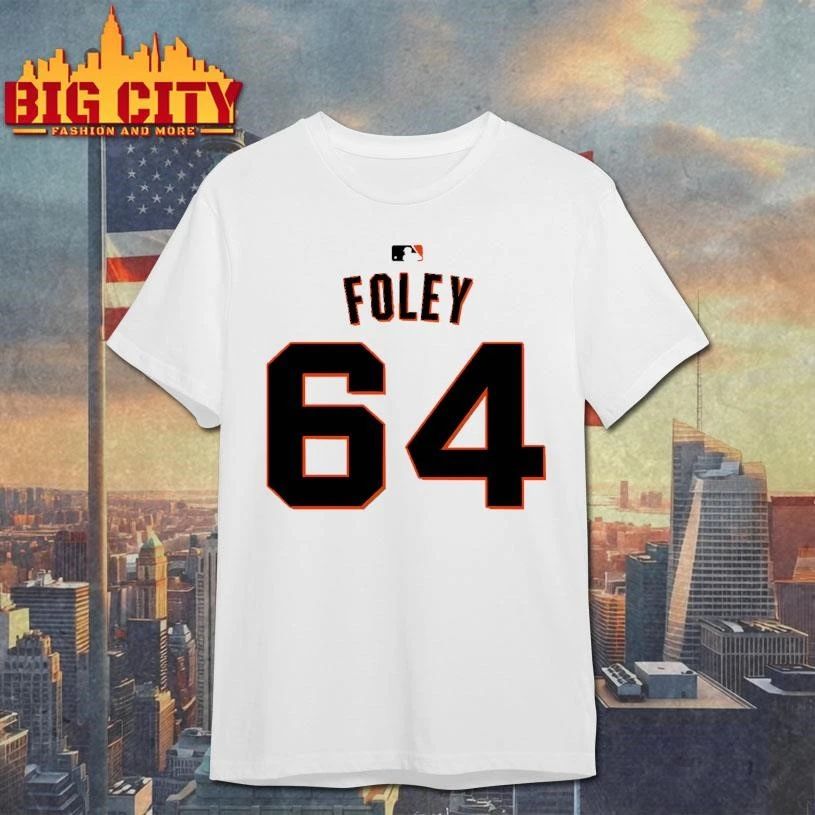 Jason Foley 64 Detroit Tigers Baseball Jersey Number Shirt