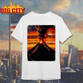 Volcanic Eruption Sunset Landscape volcano Shirt