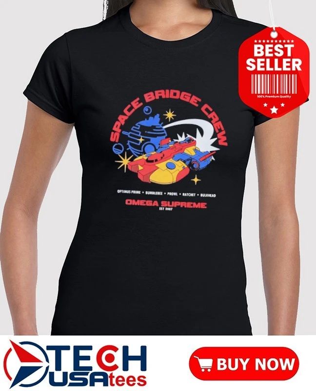 Space Bridge Crew Optimus Prime Bumblebee Prowl Ratchet and Bulkhead shirt
